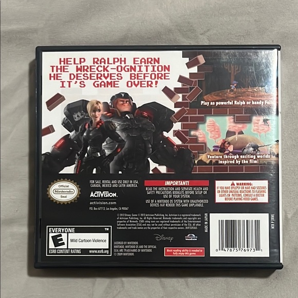 Wreck-It Ralph for Nintendo DS - Black - Picture 5 of 6